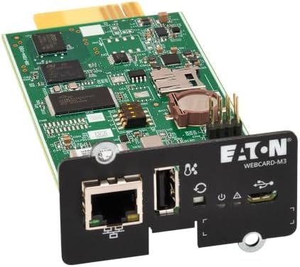 Eaton WEBCARD-M3 Gigabit Remote Network Web Card for Tripp Lite Series UPS