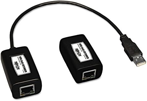 Tripp Lite 1-Port USB Over Cat5 / Cat6 Ethernet Cable Extender, Transmitter and Receiver