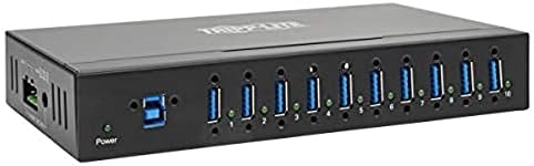 Tripp Lite 10-Port USB 3.0 Hub, Industrial USB Splitter for USB Charging and Data Transfer