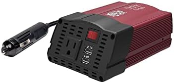 Tripp Lite 150W Compact Portable Car Power Inverter 1 Outlet 12V DC to 120V AC w/ 2-Port USB