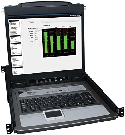 Tripp Lite 16-Port 19-Inch Console KVM with 8 USB/PS2 Combo Cable Kits (B020-U16-19-K)