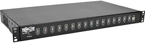 Tripp Lite 16-Port USB Sync Charging Hub Station Tablet Smartphone iPad/iPhone Rackmount TAA