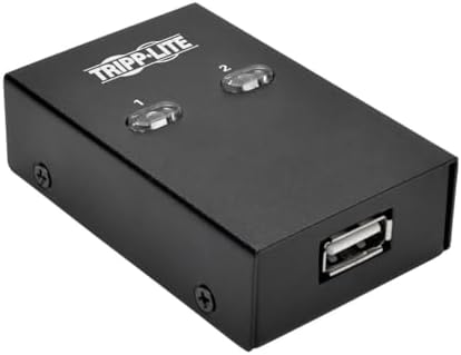 Tripp Lite 2-Port USB 2.0 Hi-Speed Sharing Switch for Printer/Scanner/Other (U215-002)
