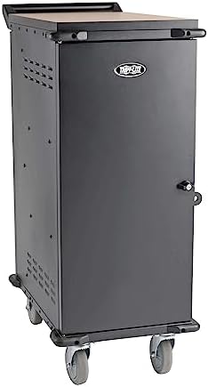 Tripp Lite 21-Port AC Mobile Charging Cart Storage Station for Chromebooks, iPads, Laptops