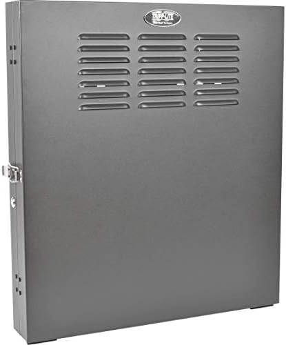 Tripp Lite 2U Vertical Wall Mount Rack Enclosure Cabinet, Low Profile, Switch Depth, 20" Deep