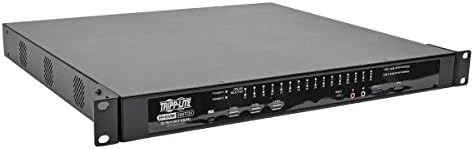 Tripp Lite 32-Port Cat5 IP KVM Switch, 1U Rack-Mount, 4+1 User, RJ45, USB, PS/2, Serial