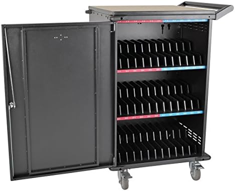 Tripp Lite 36-Port AC Charging Cart Storage Station for Chromebooks, Laptops, & Tablets