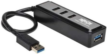 Tripp Lite 4-Port USB-A 3.0 Superspeed Mini Portable Hub with Built in Cable