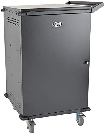 Tripp Lite 42-Port AC Mobile Charging Cart Storage Station for Chromebooks, iPads, Laptops