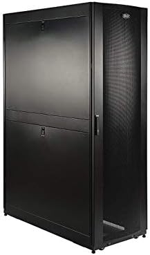 Tripp Lite 42U Deep Rack Enclosure Cabinet with Doors & Side Panels, 3000-lb. capacity