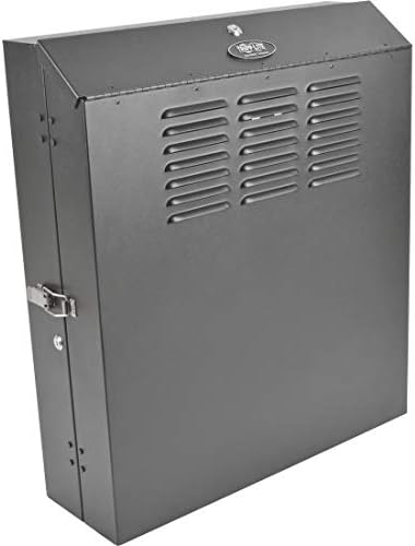 Tripp Lite 4U Vertical Wall Mount Rack Enclosure Cabinet, Low Profile, Switch-Depth, 20" Deep