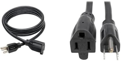 Tripp Lite 6-ft and 3-ft Heavy Duty 14AWG Power Extension Cords