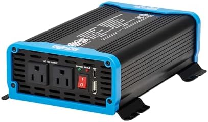 Tripp Lite 600W Compact Pure Sine Wave Power Inverter, 3 Outlets