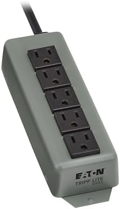 Tripp Lite 602-15 Heavy Duty Industrial Metal Power Strip 5 Outlets