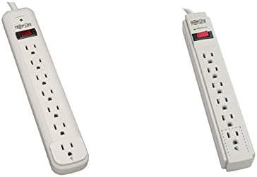 Tripp Lite 7 Outlet Surge Protector Power Strip, 6ft Cord