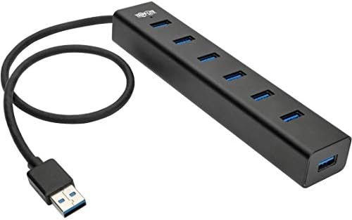 Tripp Lite 7-Port Portable USB 3.0 SuperSpeed Mini Hub/Splitter Portable Aluminum 5 Gbps Data