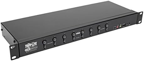 Tripp Lite 8-Port KVM Switch DVI USB w/Audio & USB Peripheral Sharing 1URM (B024-DUA8-DL)