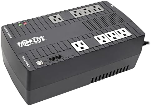 Tripp Lite AVR550U 550VA UPS 300W Battery Backup Surge Protector AVR