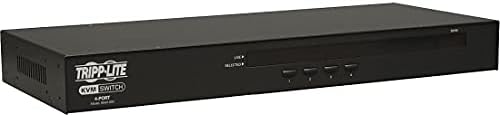 Tripp Lite B042-004 4-Port 1U Rackmount USB PS2 KVM Switch with On-Screen Display