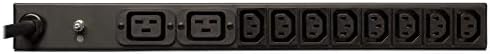 Tripp Lite Basic PDU, 14 Outlets (12 C13, 2 C19), 208/240V, NEMA L6-20P Input, 3.3/3.8kW