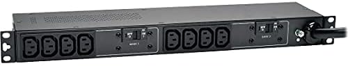 Tripp Lite Basic PDU, 30A, 10 Outlets (C13), 208/240V, L6-30P, 12 ft. Cord