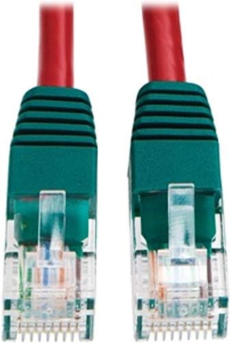 Tripp Lite Cat5e Molded Crossover Patch Cable RJ45, M/M, Red 10-Feet (N010-010-RD)