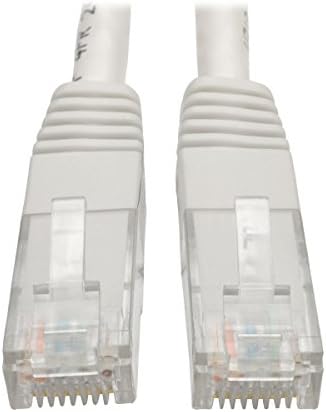 Tripp Lite Cat6 Cat5e Gigabit Molded Patch Cable RJ45 M/M 550MHz, White