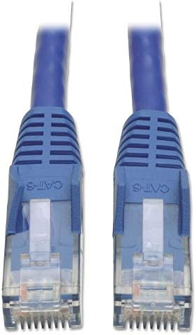 Tripp Lite Cat6 Gigabit Snagless Molded UTP Patch Ethernet Cable, RJ45 Male-to-Male Cable