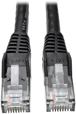 Tripp Lite Cat6 Gigabit Snagless Molded UTP Patch Ethernet Cable, RJ45 Male-to-Male Cable