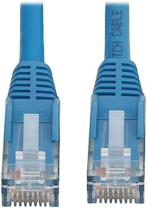 Tripp Lite Cat6 RJ45 PoE Gigabit Ethernet Cable, 6.6 Feet / 2 Meters