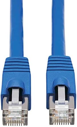 Tripp Lite Cat6a 10G Ethernet Cable, PoE, CMR-LP, Snagless F/UTP Network Patch Cable (RJ45 M/M)
