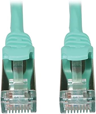 Tripp Lite Cat6a 10G Ethernet Cable, Snagless Molded Slim STP Network Patch Cable (RJ45 M/M)