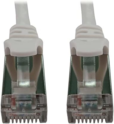Tripp Lite Cat6a 10G Ethernet Cable, Snagless Molded Slim STP Network Patch Cable (RJ45 M/M)