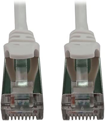 Tripp Lite Cat6a 10G Ethernet Cable, Snagless Molded Slim STP Network Patch Cable (RJ45 M/M)