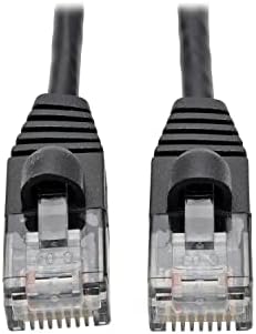 Tripp Lite Cat6a 10G Ethernet Cable, Snagless Molded Slim UTP Network Patch Cable (RJ45 M/M)