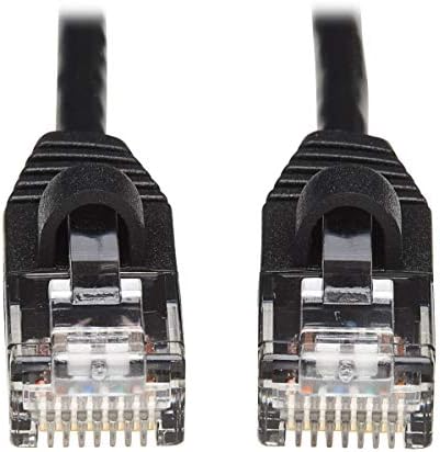 Tripp Lite Cat6a 10G Ethernet Cable, Snagless Molded Slim UTP Network Patch Cable (RJ45 M/M)