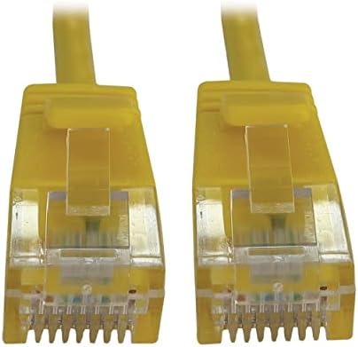 Tripp Lite Cat6a 10G Ethernet Cable, Snagless Molded Slim UTP Network Patch Cable (RJ45 M/M)