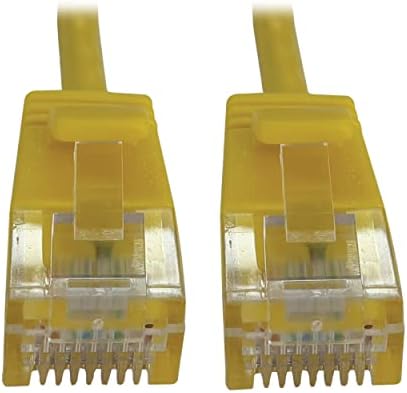 Tripp Lite Cat6a 10G Ethernet Cable, Snagless Molded Slim UTP Network Patch Cable (RJ45 M/M)