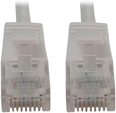 Tripp Lite Cat6a 10G Ethernet Cable, Snagless Molded Slim UTP Network Patch Cable (RJ45 M/M)
