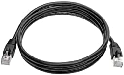 Tripp Lite Cat6a 10G Ethernet Cable, Snagless Molded STP Network Patch Cable (RJ45 M/M), Black
