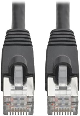 Tripp Lite Cat6a 10G Ethernet Cable, Snagless Molded STP Network Patch Cable (RJ45 M/M), Black