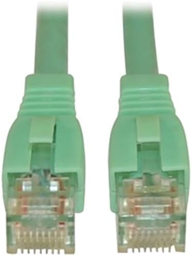 Tripp Lite Cat6a 10G Ethernet Cable, Snagless Molded UTP Network Patch Cable (RJ45 M/M), Aqua