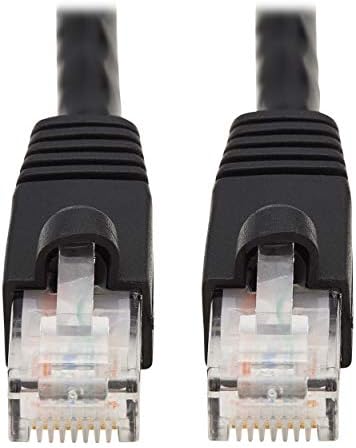 Tripp Lite Cat6a 10G Ethernet Cable, Snagless Molded UTP Network Patch Cable (RJ45 M/M), Black