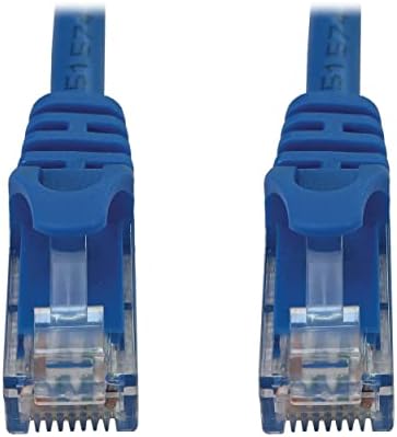 Tripp Lite Cat6a 10G Ethernet Cable, Snagless Molded UTP Network Patch Cable (RJ45 M/M), Blue