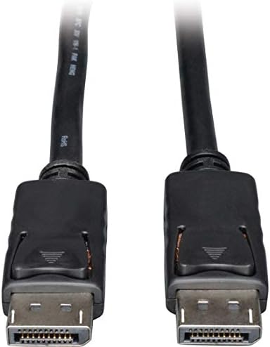 Tripp Lite DisplayPort Cable with Latches, DP to DP, Male-to-Male, HD 1080p @ 120 Hz