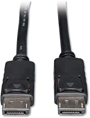 Tripp Lite DisplayPort Cable with Latches, DP to DP, Male-to-Male Connectors, 4K @ 60Hz Quality