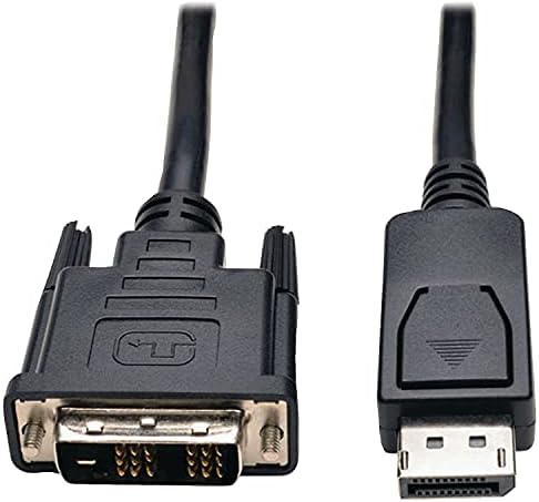 Tripp Lite Displayport to DVI Cable Adapter, DP with Latches, DP to DVI-D Single Link (M/M)