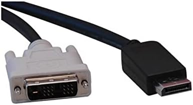 Tripp Lite DisplayPort to DVI Latcing Cable Adapter, DP to DVI-D Single Link, Male-to-Male