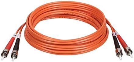 Tripp Lite Duplex Multimode 62.5/125 Fiber Patch Cable (ST/ST), 5M (16-ft.)(N302-05M) , Orange
