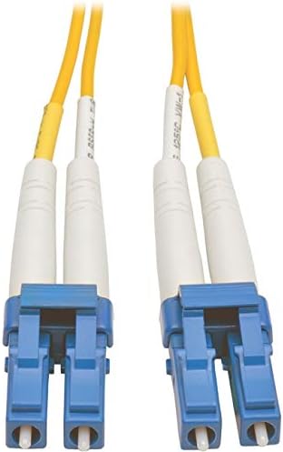 Tripp Lite Duplex Singlemode 9/125 Fiber Patch Cable, LC/LC Connectors, Male-to-Male